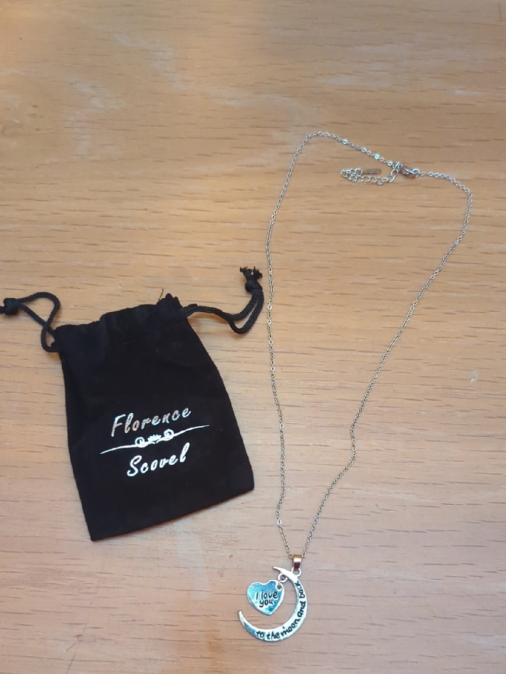 ⭐️ 5/ $25 Florence Scovel love you to the moon and back Necklace